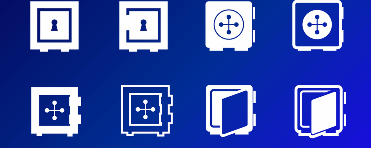Free safe nature lock vector