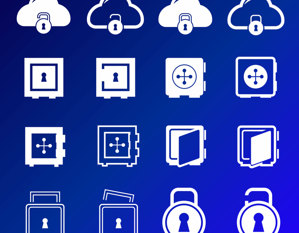Free safe nature lock vector