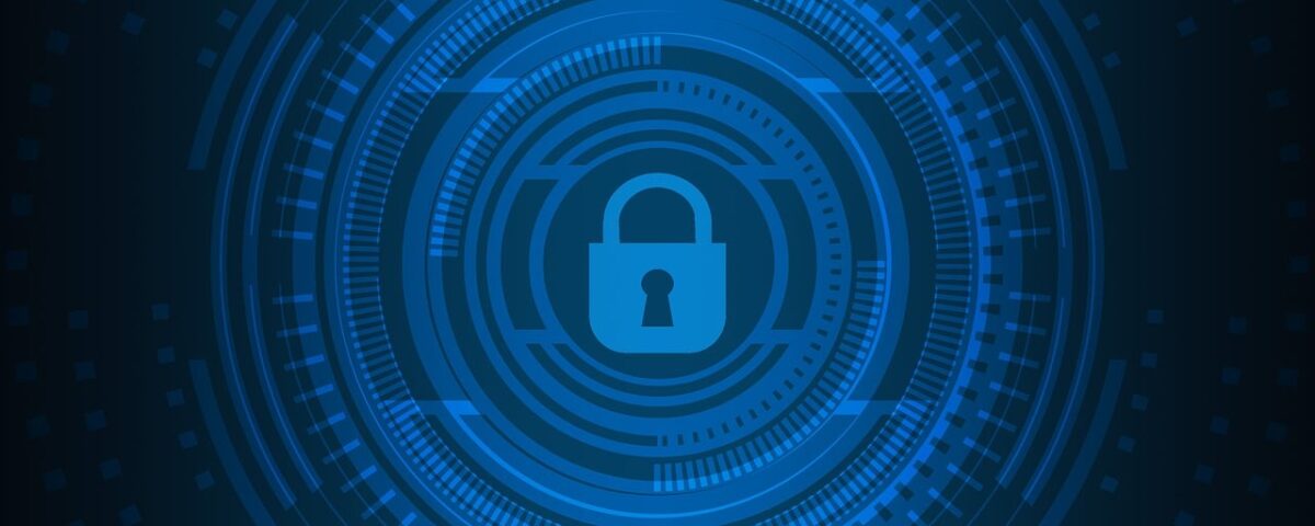 Free cyber security technology network illustration